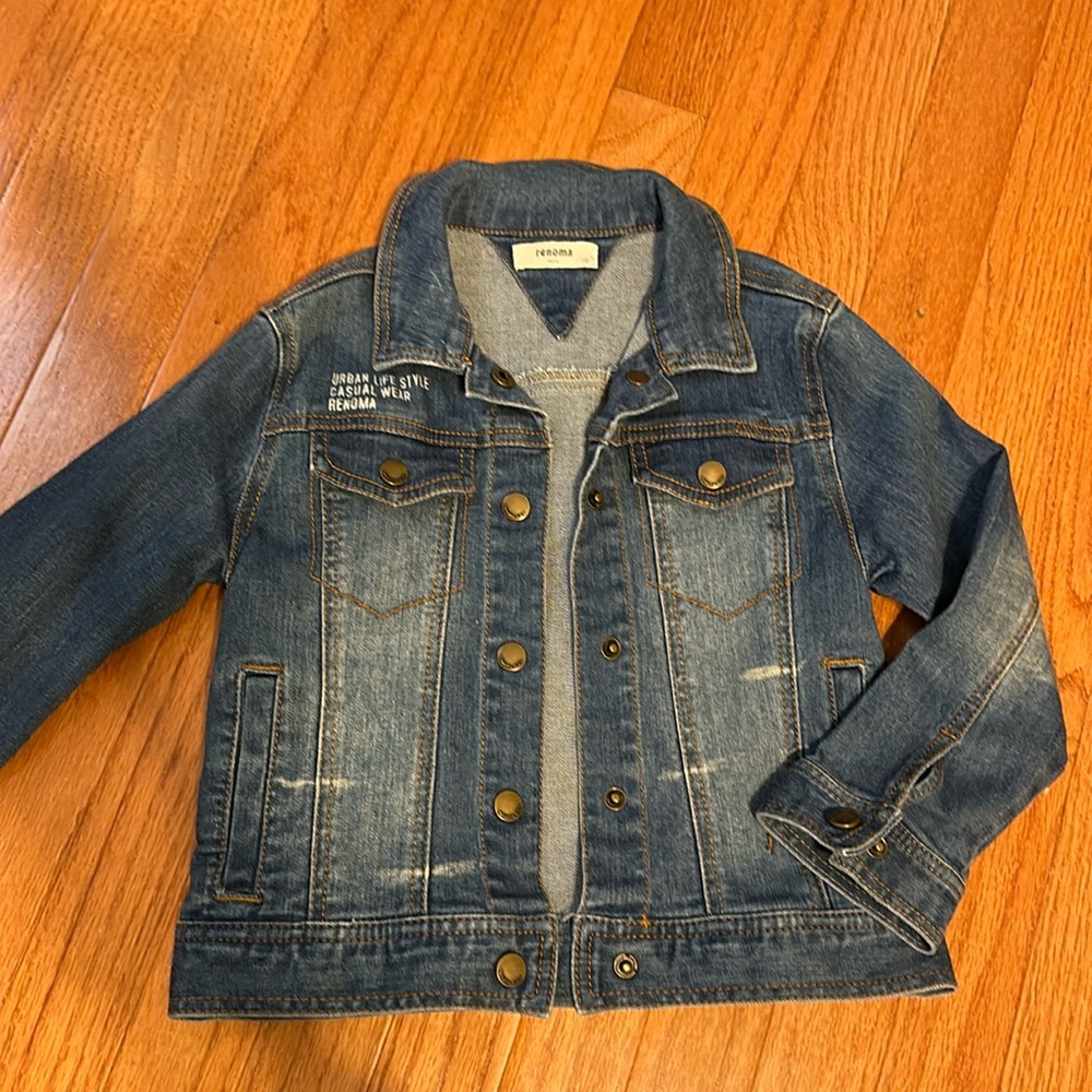Girl+boy denim jacket 4t